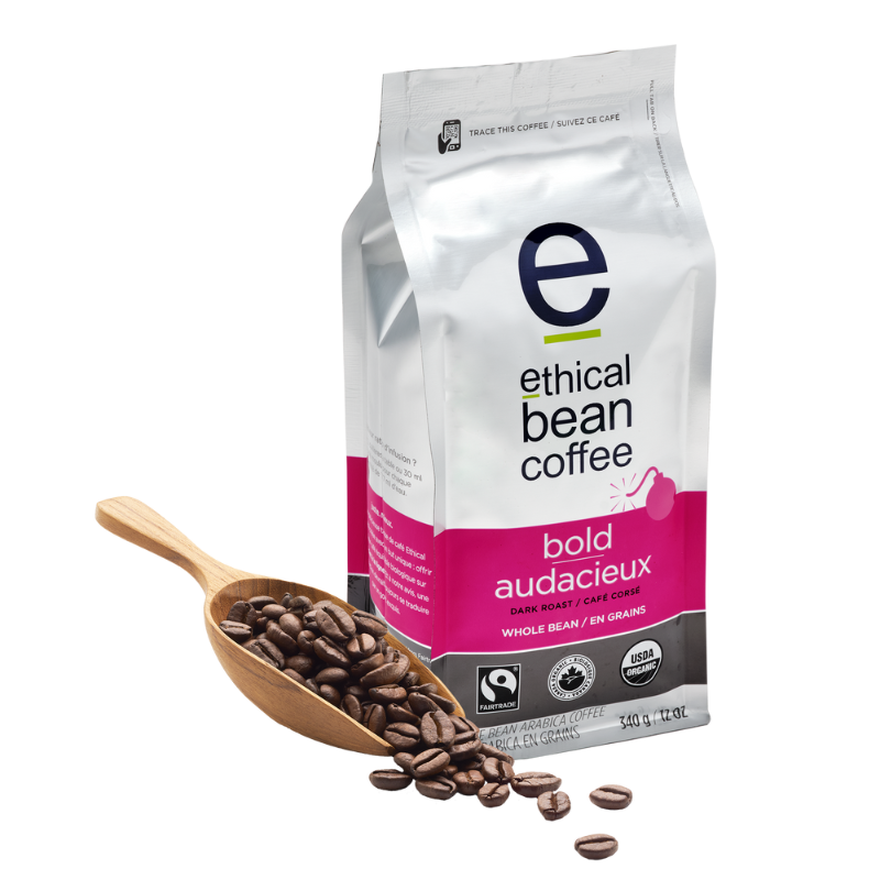 bold dark whole bean coffee - Ethical Bean Coffee
