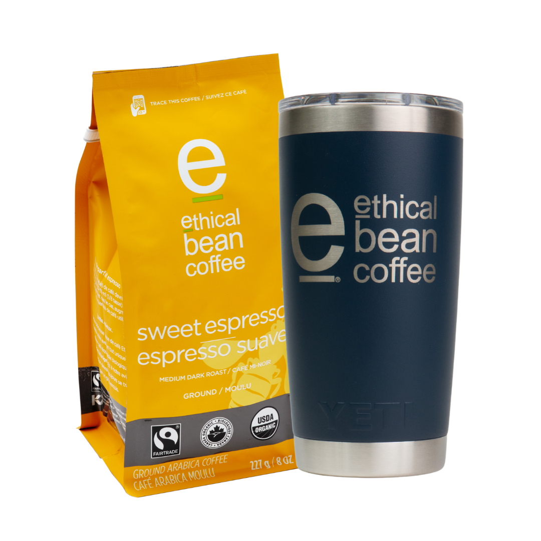 ethical-bean-travel-coffee-mug-yeti-tumbler-8oz-ground-bag-bundle-sweet-espresso