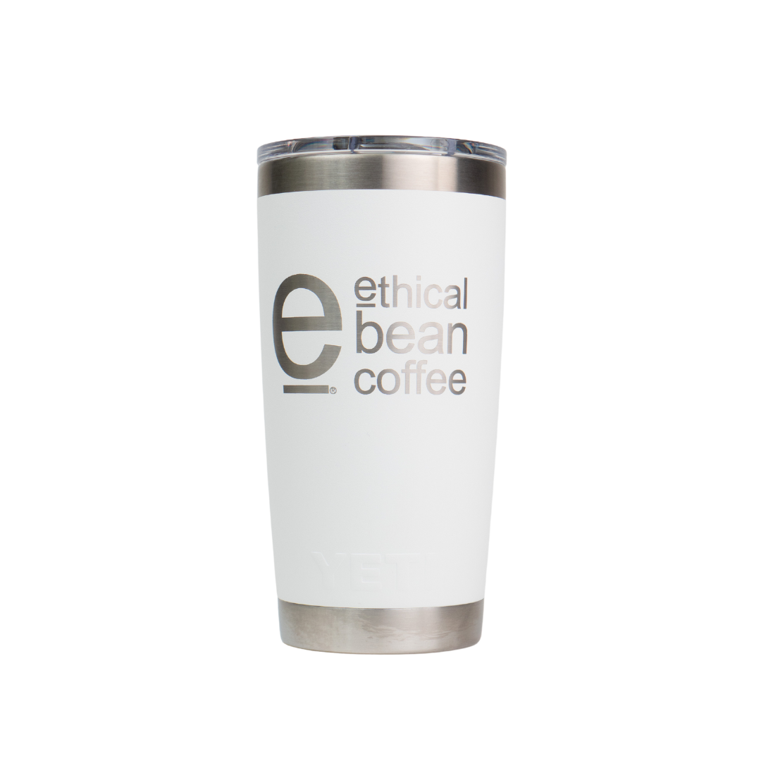 ethical-bean-travel-coffee-mug-yeti-tumbler-white-front