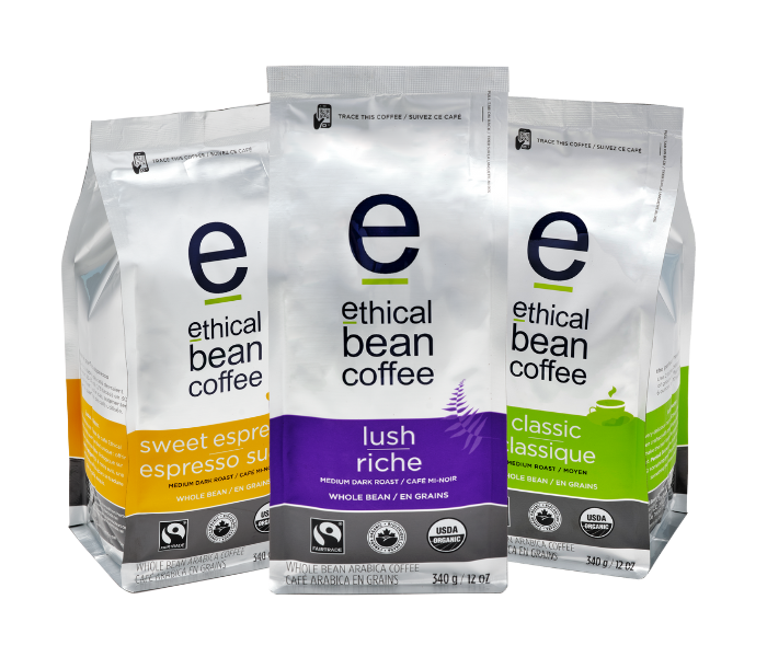ethical bean coffee gift for the secret santa bundle and save 3 whole bean pack