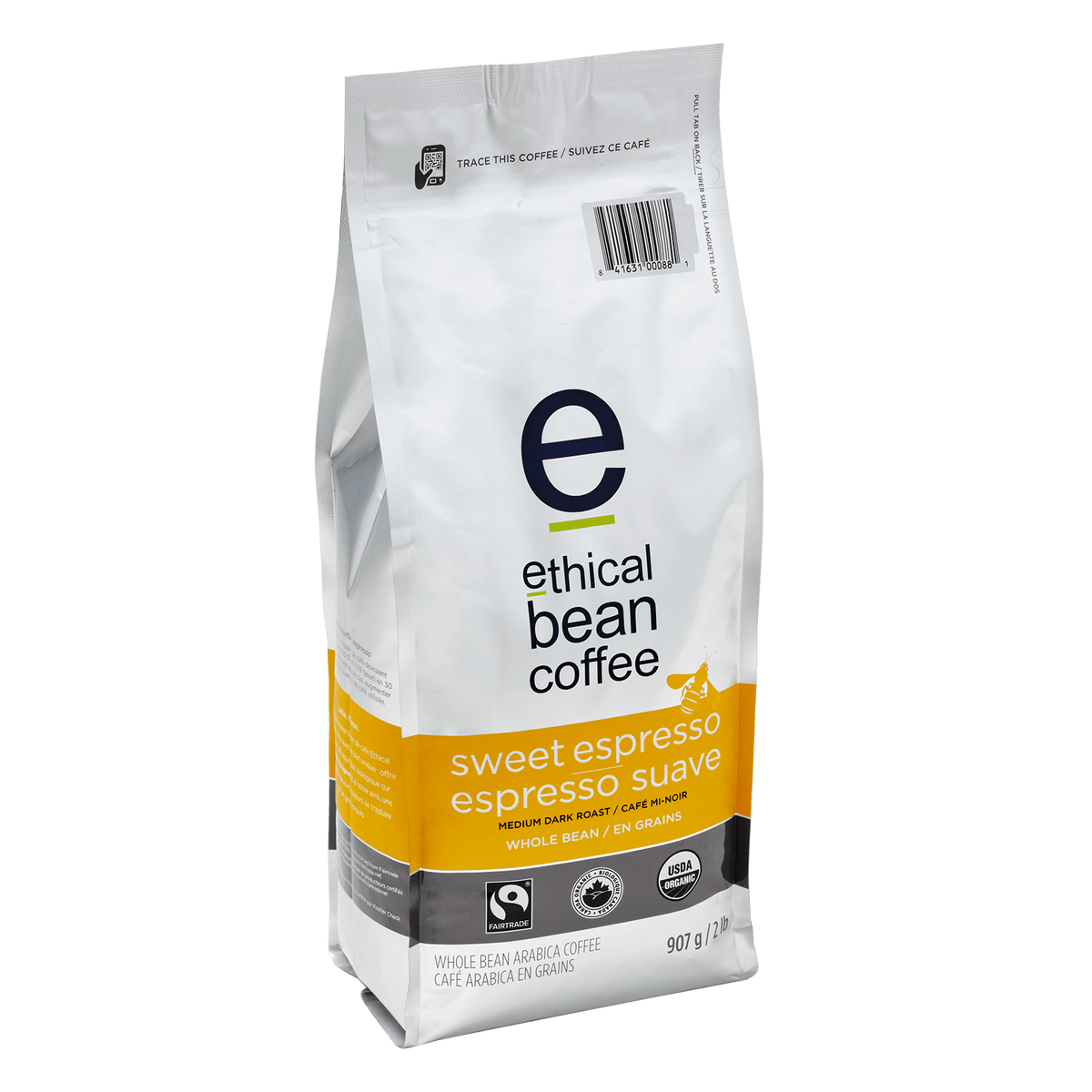 sweet espresso - whole bean 2lbs - Ethical Bean Coffee Canada
